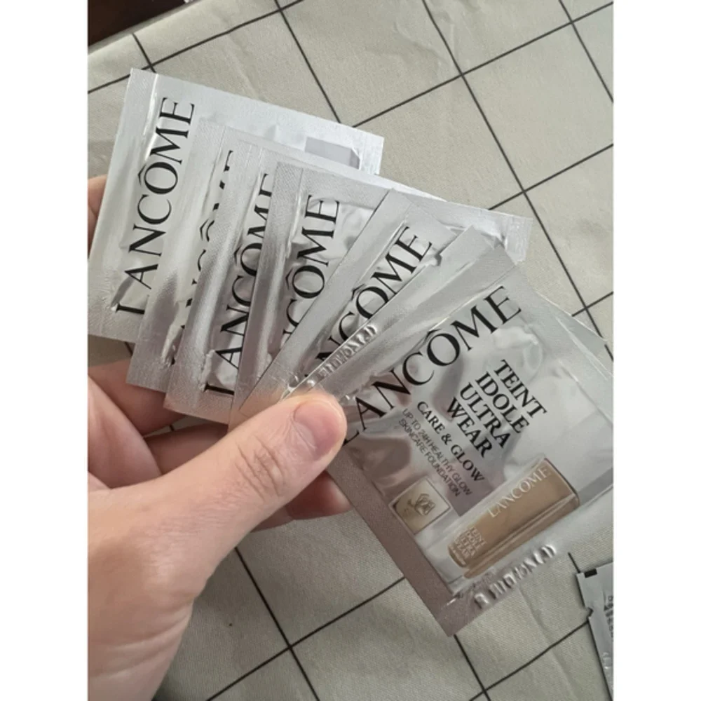 7x LANCOME Foundation TEINT IDOLE ULTA WEAR CARE GLOW 450W Samples